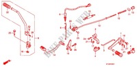 PEDAL/KICKSTARTER ARM (2) für Honda CBF 125 M STUNNER Front brake disk 2009