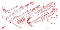 SCHWINGE (2) für Honda CBF 125 M STUNNER Front brake disk 2011