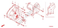 KURBELGEHAEUSEDECKEL, L./ GENERATOR(2) für Honda CBF 125 M STUNNER Front brake drum 2010