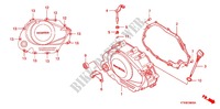 KURBELGEHAEUSEABDECKUNG für Honda CBF 125 M STUNNER Front brake disk 2014