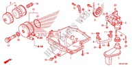 OELFILTER/OELWANNE/OELPUMPE für Honda CBR 1000 RR HURRICANE ABS RED 2011