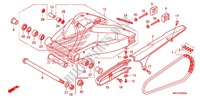 SCHWINGE/KETTENGEHAEUSE für Honda CBR 1000 RR HURRICANE ABS RED 2011