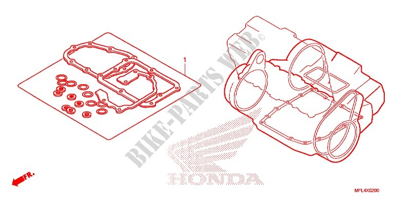 DICHTUNG SATZ B für Honda CBR 1000 RR FIREBLADE 2009