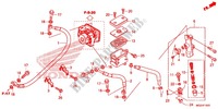 BREMSPUMPE HINTEN (CBR500RA) für Honda CBR 500 R ABS RED 2013