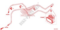 H. BREMSSCHLAUCH/BREMSLEITUNG für Honda CBR 500 R ABS RED 2013