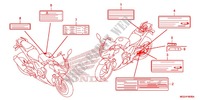 WARNETIKETT(1) für Honda CBR 500 R 2013