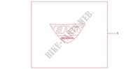 EPSO STICKER FIREBLADE WS für Honda CBR 1000 RR ABS 2010