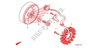 KURBELGEHAEUSEDECKEL, L./ GENERATOR(2) für Honda CBF 600 FAIRING ABS 2012