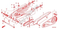 SCHWINGE/KETTENGEHAEUSE für Honda CBF 600 FAIRING ABS 2012