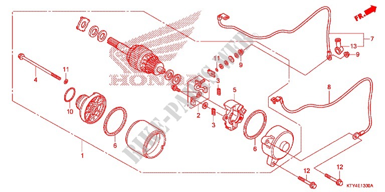 ANLASSER für Honda CBR 125 2009