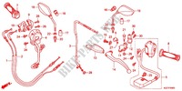 HEBELGRIFF/SCHALTER/KABEL/SPIEGEL für Honda CRF 250 M RED 2J 2013