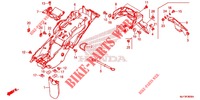 KOTFLUEGEL, HINTEN für Honda AFRICA TWIN 1000 ABS RED 2017