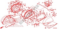 SATTELTASCHEN für Honda GL 1800 GOLD WING NAVI RED 2015