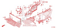 VERKLEIDUNG  für Honda BIG RED 700 RED 2011