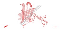 NOCKENWELLENKETTE/SPANNVORRICHTUNG für Honda BIG RED 700 2012