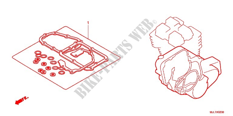 DICHTUNG SATZ B für Honda NC 750 S Dual Clutch Transmission 2014