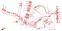 LENKSCHAFT/OBERE BRUECKE für Honda RUNE 1800 VALKYRIE chrome wheels forward handlebar 2004
