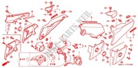 LUFTFILTER/SEITENABDECKUNG für Honda RUNE 1800 VALKYRIE chrome wheels forward handlebar 2004