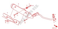 ABGAS SCHALLDAEMPFER (AFS110B/AFS110C/AFS110D) für Honda WAVE 110 Front brake disc, Electric start 2011