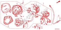 KOMBIINSTRUMENT (AFS110B/C/D/E/F/H) für Honda WAVE 110 Front brake disc, Electric start 2011