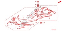 KOMBINATIONSLEUCHTE für Honda WAVE 110 Front brake disc, Electric start 2011