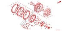 KUPPLUNG (EXEDY) für Honda WAVE 110 Front brake disc, Electric start 2011