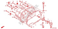 KURBELGEHAEUSEABDECKUNG für Honda WAVE 110 Front brake disc, Electric start 2011