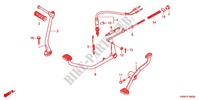 PEDAL/ KICKSTARTER ARM für Honda WAVE 110 Front brake disc, Electric start 2011