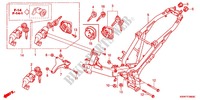 RAHMENKOERPER für Honda WAVE 110 Front brake disc, Electric start 2011