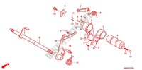 SCHALTTROMMEL/SCHALTGABEL für Honda WAVE 110 Front brake disc, Electric start 2011