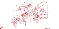 ABGAS SCHALLDAEMPFER(2) für Honda STEED 600 VLX Taylor bar handle with speed warning light 1993