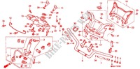 ROHRGRIFF/OBERE BRUECKE (2) für Honda ST 1100 ABS 2001