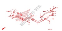 HINTERER BREMS SCHLAUCH  für Honda ST 1300 ABS RED 2009