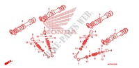 NOCKENWELLE/VENTIL für Honda ST 1300 ABS RED 2009