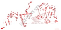 HAUPTSTAENDER/BREMSPEDAL für Honda ST 1300 ABS 2012