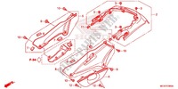 SEITENABDECKUNG/WINDLAUF, HINTEN für Honda ST 1300 ABS 2012