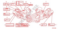 WARNETIKETT(1) für Honda ST 1300 ABS 2012