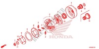 ANLASSERKUPPLUNG  für Honda FOURTRAX 420 RANCHER 4X4 Manual Shift CAMO 2014