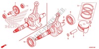 KURBELWELLE/KOLBEN für Honda FOURTRAX 420 RANCHER 4X4 Manual Shift CAMO 2014