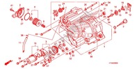 V. KURBELGEHAEUSEDECKEL für Honda FOURTRAX 420 RANCHER 4X4 PS RED 2009
