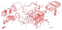 ABDECKUNG, VORNE/LUFTFILTER für Honda TRX 450 R SPORTRAX Electric Start WHITE 2012