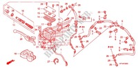 VORDERRADBREMSE für Honda TRX 450 R SPORTRAX Electric Start RED 2013