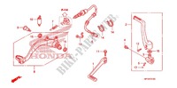 STUFE/PEDAL für Honda SPORTRAX TRX 450 R RED 2014