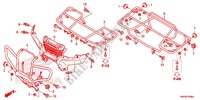 SITZ/TRAEGER für Honda FOURTRAX 500 FOREMAN 4X4 Electric Shift CAMO 2014