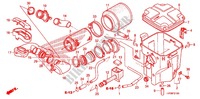 ABDECKUNG, VORNE/LUFTFILTER für Honda FOURTRAX 500 FOREMAN 4X4 Electric Shift 2009
