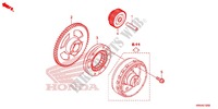 ANLASSERZAHNRAD für Honda FOURTRAX 500 FOREMAN 4X4 2016