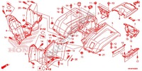 KOTFLUEGEL, HINTEN für Honda FOURTRAX 500 FOREMAN 4X4 Power Steering, CAMO 2014