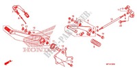 PEDAL (VT1300CR/CRA,VT1300CS/CSA) für Honda VT 1300 STATELINE ABS RED 2010