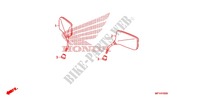 SPIEGEL für Honda VT 1300 STATELINE ABS RED 2010