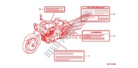 WARNETIKETT(1) für Honda VT 1300 STATELINE ABS 2011